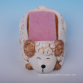 Lovely sheep decorative ceramic sponge holder for kitchen